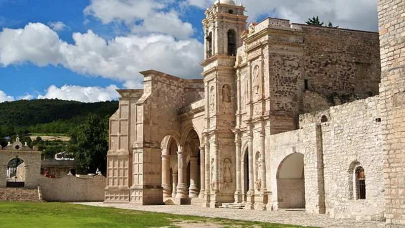 The Templo y Claustro de San Pedro y San Pablo Teposcolula in Oaxaca, Mexico